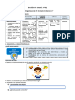 6° Grado - Tutoria N°01 - Octubre