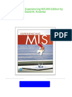 Buy ebook (Original PDF) Experiencing MIS 8th Edition by David M. Kroenke cheap price