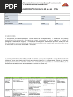 Planificacion Anual de Experiencias de Aprendizaje 2024 14065 Final