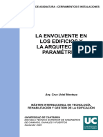 LA ENVOLVENTE EN LOS EDIFICIOS Y LA ARQUITECTURA PARAMÉTRICA