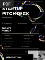 Black Elegant and Modern Startup Pitch Deck Presentation