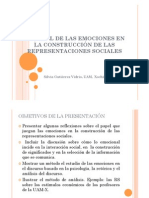 Emociones y Representaciones Sociales