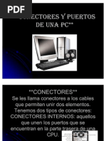 Conectores y Puertos de Una PC