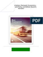 Get Bus Transportation: Demand, Economics, Contracting, and Policy 1st Edition David A. Hensher free all chapters