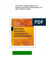 Get Modeling Innovation Sustainability and Technologies Economic and Policy Perspectives 1st Edition Albertina Dias Free All Chapters