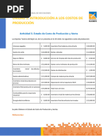 Actividad 3. Estado de Costo de Producción y Venta-1