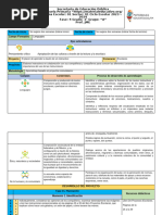 Planeación 3ergrado Proyecto El Placer de Aprender A Través de Un Instructivo