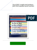 [FREE PDF sample] To Do Or Not To Do A PhD?: Insight And Guidance From A Public Health PhD Graduate Sarah Cuschieri ebooks