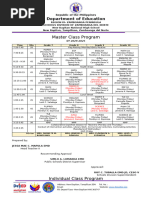 Master Class Program SY 24 25