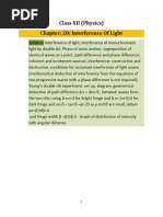 CH - 20 Interference of Light - Compressed