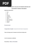 Burn Assessment