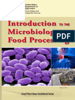 Introduction To The Microbiology of - Food Processing