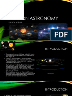 Physical Science Lesson 3 - Modern Astronomy