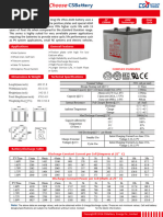 CSBattery DC2-1500 Deep Cycle AGM Battery