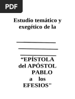 Efesios, Materia para Damas.2019