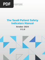 The Saudi Patient Safety Indicators Manual-1