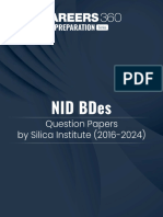 NID BDes Question Papers by Silica Institute 2016 2024