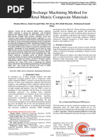 Electric Discharge Machining Method For