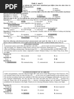 B Test Theo Form 2025 - Anh 11 - Global Success - KÌ 1 (Word Full Key) Unit 1 - Test 3 Form 2025