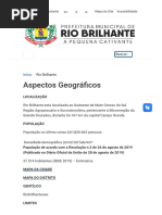 Aspectos Geográficos Governo Municipal Rio Brilhante - A Pequena Cativante