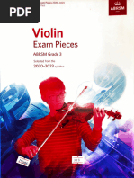 ABRSM Grade 3 Violin 2021-2022