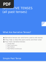 Narrative Tenses