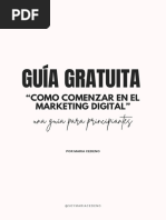 Guía Gratis Como Comenzar en El Marketing Digital