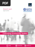 CIPD Cultivating Trustworthy Leaders 2014