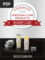 ABeginners Guide To Homemade Personal Care Products