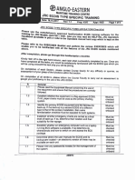 JRC Type Specific Checklist