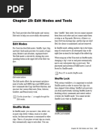 Chapter 29 Edit Modes and Tools