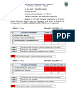 Informe de Los Estudiantes Que Requieren Recuperación