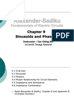 EEEB123 - Chapter 9 - Sinusoids and Phasors - Revised PPN 09.09.2021