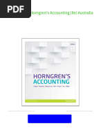 (FREE PDF Sample) (Ebook PDF) Horngren's Accounting (8e) Australia Ebooks