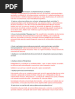 Estudo Dirigido Avaliação Psicológica