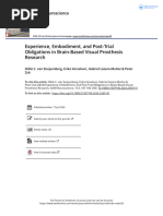 Experience Embodiment and Post-Trial Obligations in Brain-Based Visual Prosthesis Research