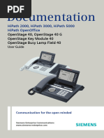 User Manual OpenStage 40 HFA HP3000-HP5000