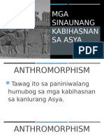 MGA SINAUNANG KABIHASNAN SA ASYA