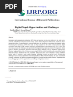 Digital Nepal: Opportunities and Challenges: International Journal of Research Publications