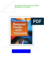 PDF (Ebook PDF) Management Principles For Health Professionals 7th Edition Download