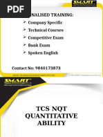 Saveetha College Day 1 TCS Quantitative Ability Qns