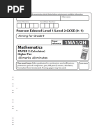 02a 1MA1 2H Spring 2024 Aiming For Grade 9 PDF