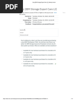Quiz (IBM Storage Expert Care L2) - Attempt Review