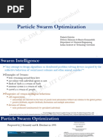 Particle Swarm Optimization