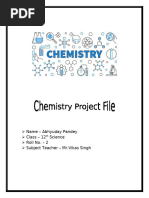 Chemistry P (Roject