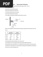 A Levels Measurement Techniques New