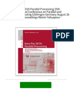 Immediate Download Euro Par 2019 Parallel Processing 25th International Conference On Parallel and Distributed Computing Göttingen Germany August 26 30 2019 Proceedings Ramin Yahyapour Ebooks 2024