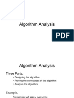 Algorithm Analysis