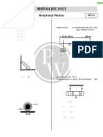 Rotational Motion - DPP 04 (Of Lec 05) - (Arjuna JEE 2023)