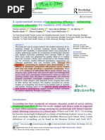 A Systematized Review of Co-Teaching Efficacy in Enhancing Inclusive Education For Students With Disability